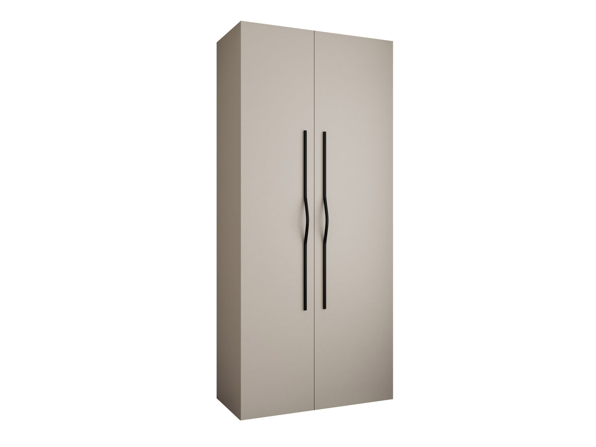 Gardróbszekrény Szafa COMO 2 110 (gł.50), Szín: Kasmír, Fogantyú színe: Fekete, Szélesség: 110 cm, Mélység: 52 cm