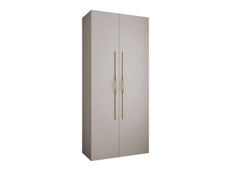 Gardróbszekrény Szafa COMO 2 110 (gł.50), Szín: Kasmír, Fogantyú színe: Aranysárga, Szélesség: 110 cm, Mélység: 52 cm