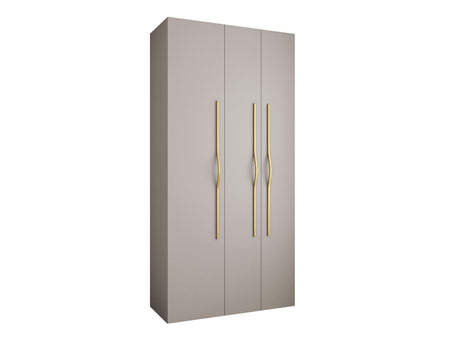 Gardróbszekrény Szafa COMO 2 120/130/140/150/160 (gł.40/50), Szín: Kasmír, Fogantyú színe: Aranysárga, Szélesség: 120 cm, Mélység: 52 cm