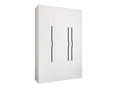 Gardróbszekrény Szafa COMO 2 120/130/140/150/160 (gł.40/50), Szín: Fehér, Fogantyú színe: Fekete, Szélesség: 160 cm, Mélység: 42 cm