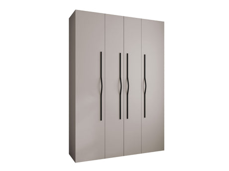 Gardróbszekrény Szafa COMO 2 170/180/190/200 (gł.40/50), Szín: Kasmír, Fogantyú színe: Fekete, Szélesség: 170 cm, Mélység: 52 cm