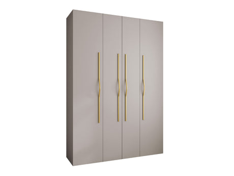 Gardróbszekrény Szafa COMO 2 170/180/190/200 (gł.40/50), Szín: Kasmír, Fogantyú színe: Aranysárga, Szélesség: 170 cm, Mélység: 52 cm
