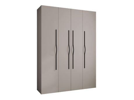 Gardróbszekrény Szafa COMO 2 170/180/190/200 (gł.40/50), Szín: Kasmír, Fogantyú színe: Fekete, Szélesség: 180 cm, Mélység: 52 cm