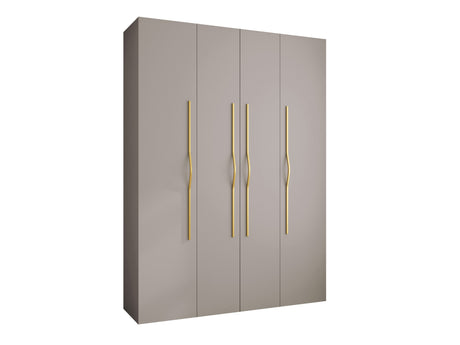 Gardróbszekrény Szafa COMO 2 170/180/190/200 (gł.40/50), Szín: Kasmír, Fogantyú színe: Aranysárga, Szélesség: 180 cm, Mélység: 42 cm