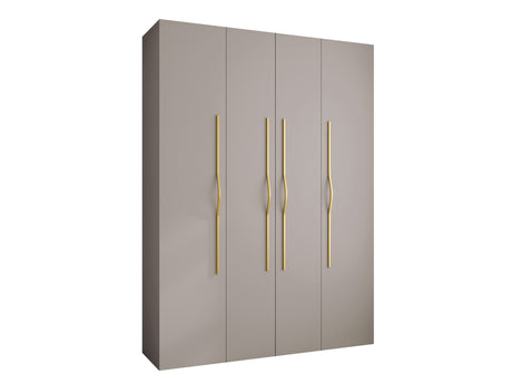 Gardróbszekrény Szafa COMO 2 170/180/190/200 (gł.40/50), Szín: Kasmír, Fogantyú színe: Aranysárga, Szélesség: 180 cm, Mélység: 52 cm