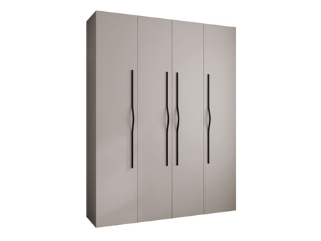 Gardróbszekrény Szafa COMO 2 170/180/190/200 (gł.40/50), Szín: Kasmír, Fogantyú színe: Fekete, Szélesség: 190 cm, Mélység: 52 cm