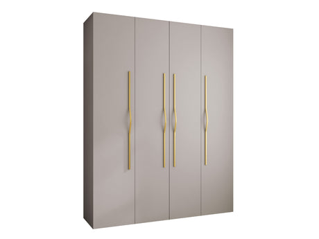 Gardróbszekrény Szafa COMO 2 170/180/190/200 (gł.40/50), Szín: Kasmír, Fogantyú színe: Aranysárga, Szélesség: 190 cm, Mélység: 52 cm