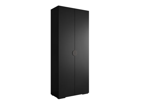 Gardróbszekrény Szafa 100 cm INOVA 4, Szín: Fekete, Fogantyú színe: Fekete