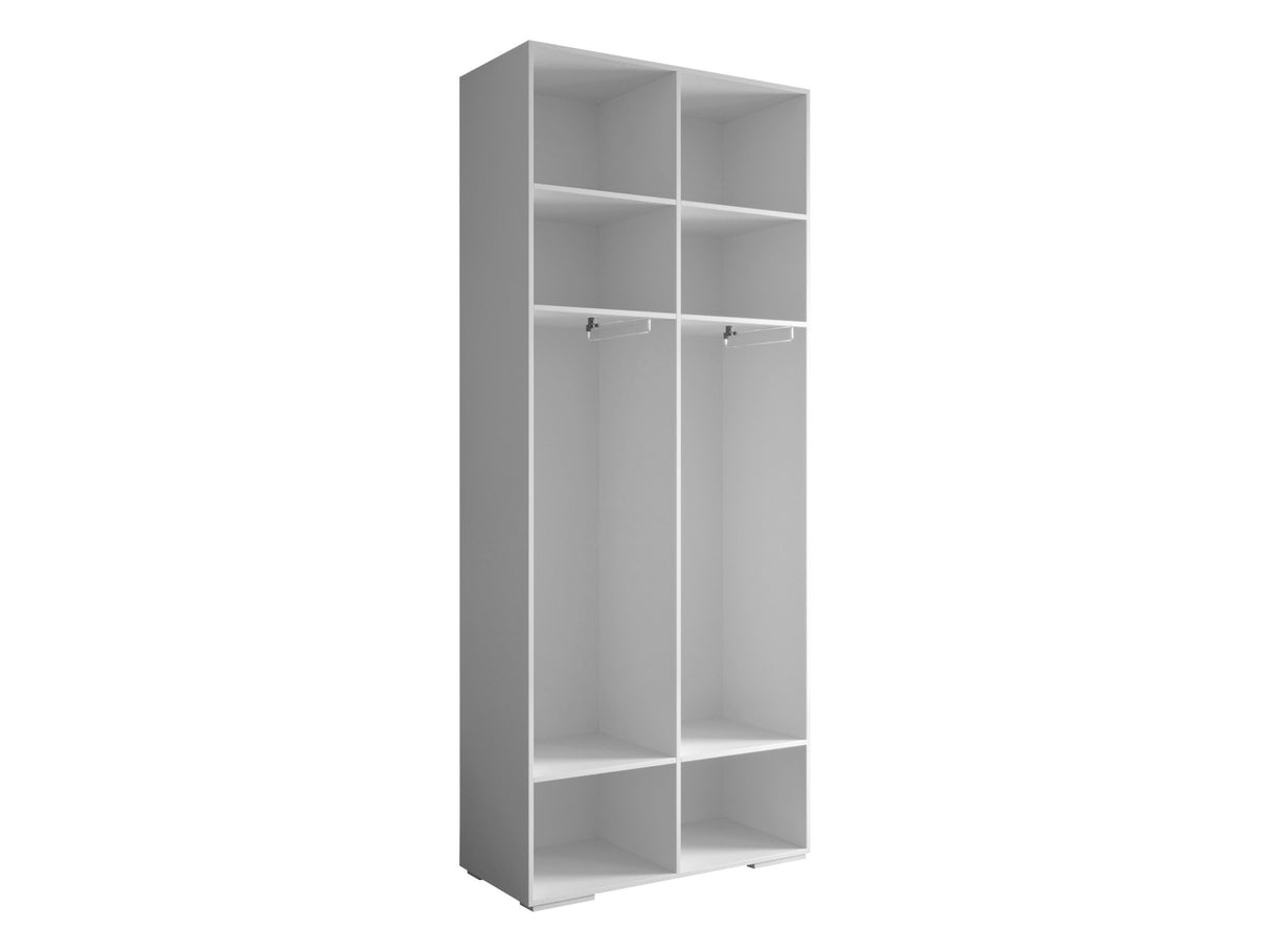 Gardróbszekrény Szafa 100 cm INOVA 4, Szín: Fekete, Fogantyú színe: Fekete