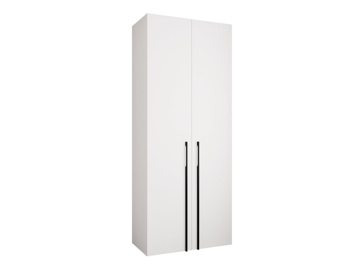 Gardróbszekrény Szafa COMO 3 100/110 (gł.40/50), Szín: Fehér, Fogantyú színe: Fekete, Szélesség: 100 cm, Mélység: 52 cm