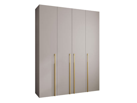 Gardróbszekrény Szafa COMO 3 170/180/190/200 (gł.40/50), Szín: Kasmír, Fogantyú színe: Aranysárga, Szélesség: 190 cm, Mélység: 52 cm