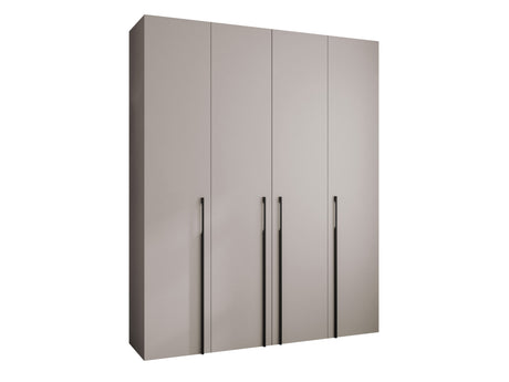 Gardróbszekrény Szafa COMO 3 170/180/190/200 (gł.40/50), Szín: Kasmír, Fogantyú színe: Fekete, Szélesség: 200 cm, Mélység: 52 cm