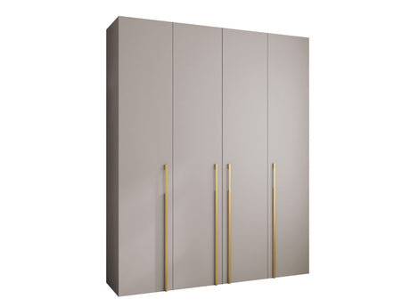 Gardróbszekrény Szafa COMO 3 170/180/190/200 (gł.40/50), Szín: Kasmír, Fogantyú színe: Aranysárga, Szélesség: 200 cm, Mélység: 52 cm
