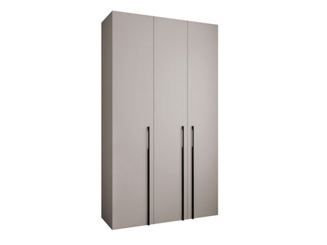 Gardróbszekrény Szafa COMO 3 120/130/140/150/160 (gł.40/50), Szín: Kasmír, Fogantyú színe: Fekete, Szélesség: 140 cm, Mélység: 42 cm, Fiókok: Igen