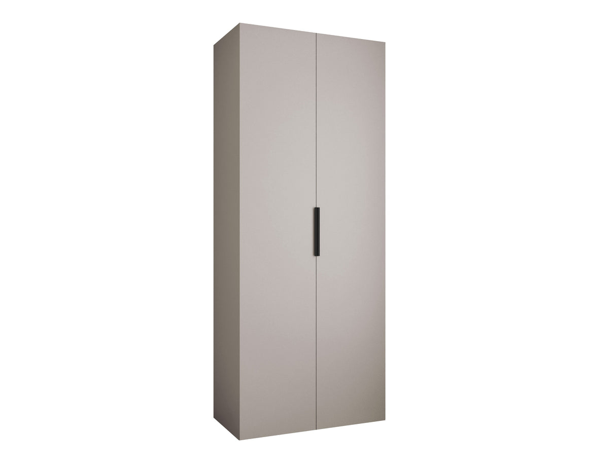 Gardróbszekrény Szafa COMO 4 100/110 (gł.40/50), Szín: Kasmír, Fogantyú színe: Fekete, Fiókok: Nem, Szélesség: 100 cm, Mélység: 42 cm