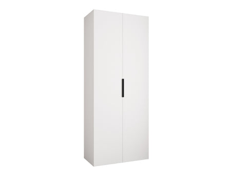 Gardróbszekrény Szafa COMO 4 100/110 (gł.40/50), Szín: Fehér, Fogantyú színe: Fekete, Fiókok: Igen, Szélesség: 100 cm, Mélység: 52 cm