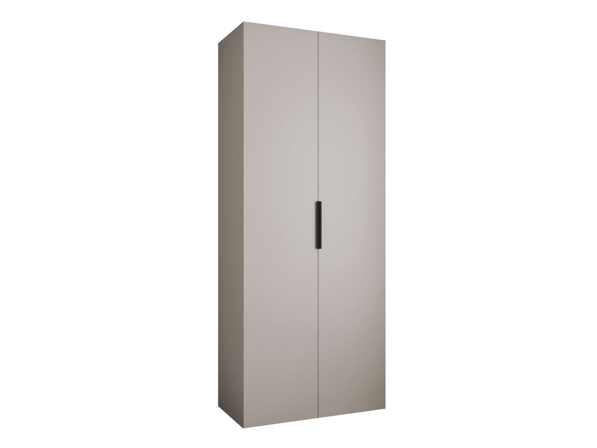 Gardróbszekrény Szafa COMO 4 100/110 (gł.40/50), Szín: Kasmír, Fogantyú színe: Fekete, Fiókok: Igen, Szélesség: 100 cm, Mélység: 52 cm