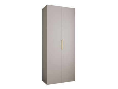 Gardróbszekrény Szafa COMO 4 100/110 (gł.40/50), Szín: Kasmír, Fogantyú színe: Aranysárga, Fiókok: Igen, Szélesség: 100 cm, Mélység: 52 cm