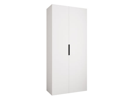 Gardróbszekrény Szafa COMO 4 100/110 (gł.40/50), Szín: Fehér, Fogantyú színe: Fekete, Fiókok: Nem, Szélesség: 110 cm, Mélység: 42 cm