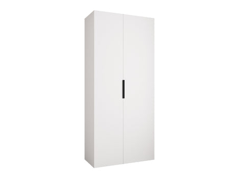 Gardróbszekrény Szafa COMO 4 100/110 (gł.40/50), Szín: Fehér, Fogantyú színe: Fekete, Fiókok: Igen, Szélesség: 110 cm, Mélység: 52 cm