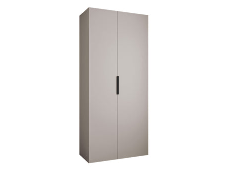 Gardróbszekrény Szafa COMO 4 100/110 (gł.40/50), Szín: Kasmír, Fogantyú színe: Fekete, Fiókok: Nem, Szélesség: 110 cm, Mélység: 52 cm