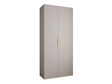 Gardróbszekrény Szafa COMO 4 100/110 (gł.40/50), Szín: Kasmír, Fogantyú színe: Aranysárga, Fiókok: Nem, Szélesség: 110 cm, Mélység: 42 cm