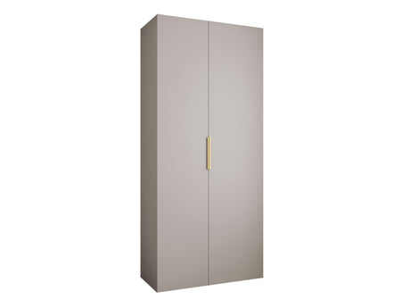 Gardróbszekrény Szafa COMO 4 100/110 (gł.40/50), Szín: Kasmír, Fogantyú színe: Aranysárga, Fiókok: Nem, Szélesség: 110 cm, Mélység: 52 cm