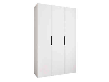 Gardróbszekrény Szafa COMO 4 120/130/140/150/160 (gł.40/50), Szín: Fehér, Fogantyú színe: Fekete, Fiókok: Igen, Szélesség: 150 cm, Mélység: 52 cm