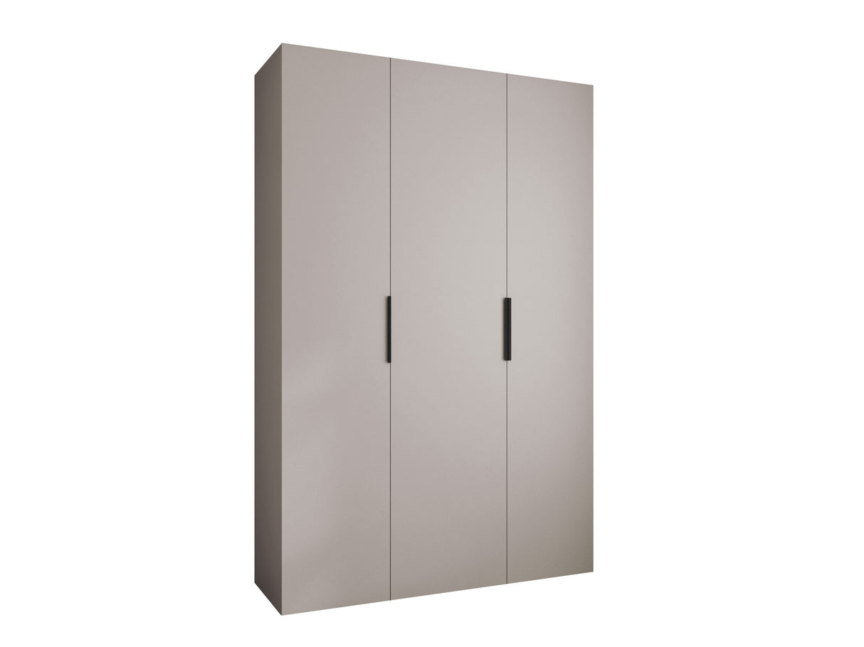 Gardróbszekrény Szafa COMO 4 120/130/140/150/160 (gł.40/50), Szín: Kasmír, Fogantyú színe: Fekete, Fiókok: Igen, Szélesség: 160 cm, Mélység: 42 cm