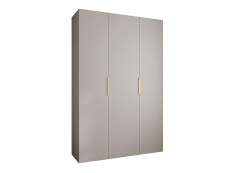 Gardróbszekrény Szafa COMO 4 120/130/140/150/160 (gł.40/50), Szín: Kasmír, Fogantyú színe: Aranysárga, Fiókok: Nem, Szélesség: 160 cm, Mélység: 52 cm