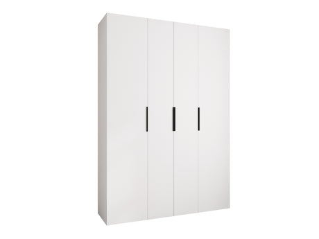 Gardróbszekrény Szafa COMO 4 170/180/190/200 (gł.40/50), Szín: Fehér, Fogantyú színe: Fekete, Fiókok: Nem, Szélesség: 170 cm, Mélység: 42 cm