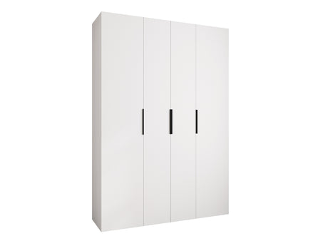 Gardróbszekrény Szafa COMO 4 170/180/190/200 (gł.40/50), Szín: Fehér, Fogantyú színe: Fekete, Fiókok: Nem, Szélesség: 170 cm, Mélység: 52 cm