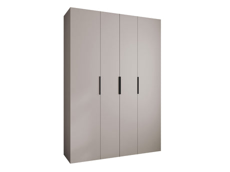 Gardróbszekrény Szafa COMO 4 170/180/190/200 (gł.40/50), Szín: Kasmír, Fogantyú színe: Fekete, Fiókok: Nem, Szélesség: 170 cm, Mélység: 52 cm