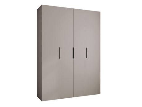 Gardróbszekrény Szafa COMO 4 170/180/190/200 (gł.40/50), Szín: Kasmír, Fogantyú színe: Fekete, Fiókok: Nem, Szélesség: 180 cm, Mélység: 52 cm