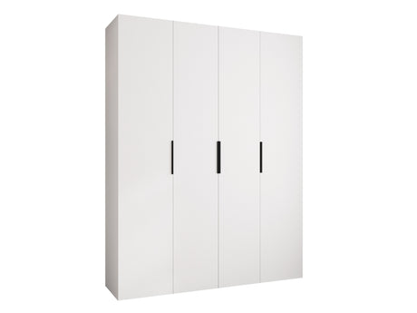 Gardróbszekrény Szafa COMO 4 170/180/190/200 (gł.40/50), Szín: Fehér, Fogantyú színe: Fekete, Fiókok: Igen, Szélesség: 190 cm, Mélység: 42 cm