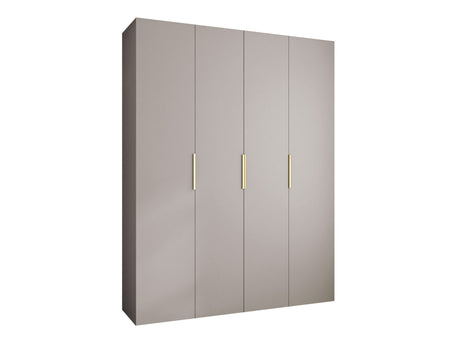Gardróbszekrény Szafa COMO 4 170/180/190/200 (gł.40/50), Szín: Kasmír, Fogantyú színe: Aranysárga, Fiókok: Igen, Szélesség: 190 cm, Mélység: 42 cm