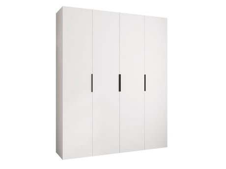 Gardróbszekrény Szafa COMO 4 170/180/190/200 (gł.40/50), Szín: Fehér, Fogantyú színe: Fekete, Fiókok: Nem, Szélesség: 200 cm, Mélység: 42 cm