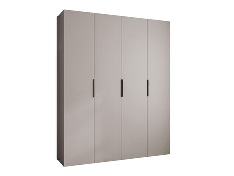 Gardróbszekrény Szafa COMO 4 170/180/190/200 (gł.40/50), Szín: Kasmír, Fogantyú színe: Fekete, Fiókok: Igen, Szélesség: 200 cm, Mélység: 42 cm