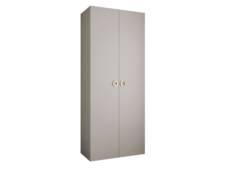 Gardróbszekrény Szafa COMO 1 100/110 (gł.42/52), Szín: Kasmír, Fogantyú színe: Aranysárga, Fiókok: Igen, Szélesség: 100 cm, Mélység: 52 cm