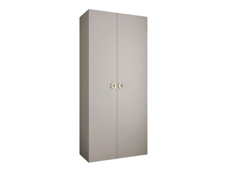 Gardróbszekrény Szafa COMO 1 100/110 (gł.42/52), Szín: Kasmír, Fogantyú színe: Aranysárga, Fiókok: Igen, Szélesség: 110 cm, Mélység: 42 cm