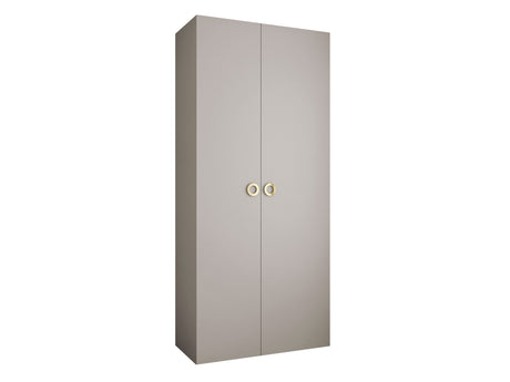 Gardróbszekrény Szafa COMO 1 100/110 (gł.42/52), Szín: Kasmír, Fogantyú színe: Aranysárga, Fiókok: Igen, Szélesség: 110 cm, Mélység: 52 cm