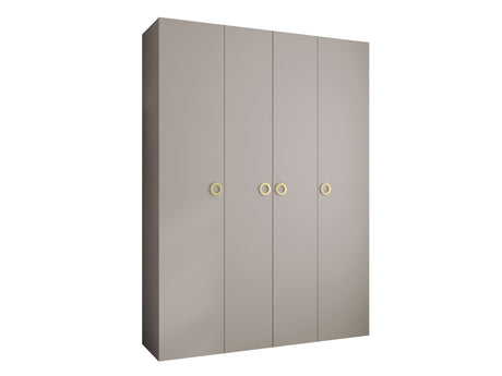 Gardróbszekrény Szafa COMO 1 170/180/190/200 (gł.42.52), Szín: Kasmír, Fogantyú színe: Aranysárga, Fiókok: Igen, Szélesség: 180 cm, Mélység: 42 cm