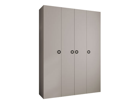 Gardróbszekrény Szafa COMO 1 170/180/190/200 (gł.42.52), Szín: Kasmír, Fogantyú színe: Fekete, Fiókok: Igen, Szélesség: 180 cm, Mélység: 52 cm