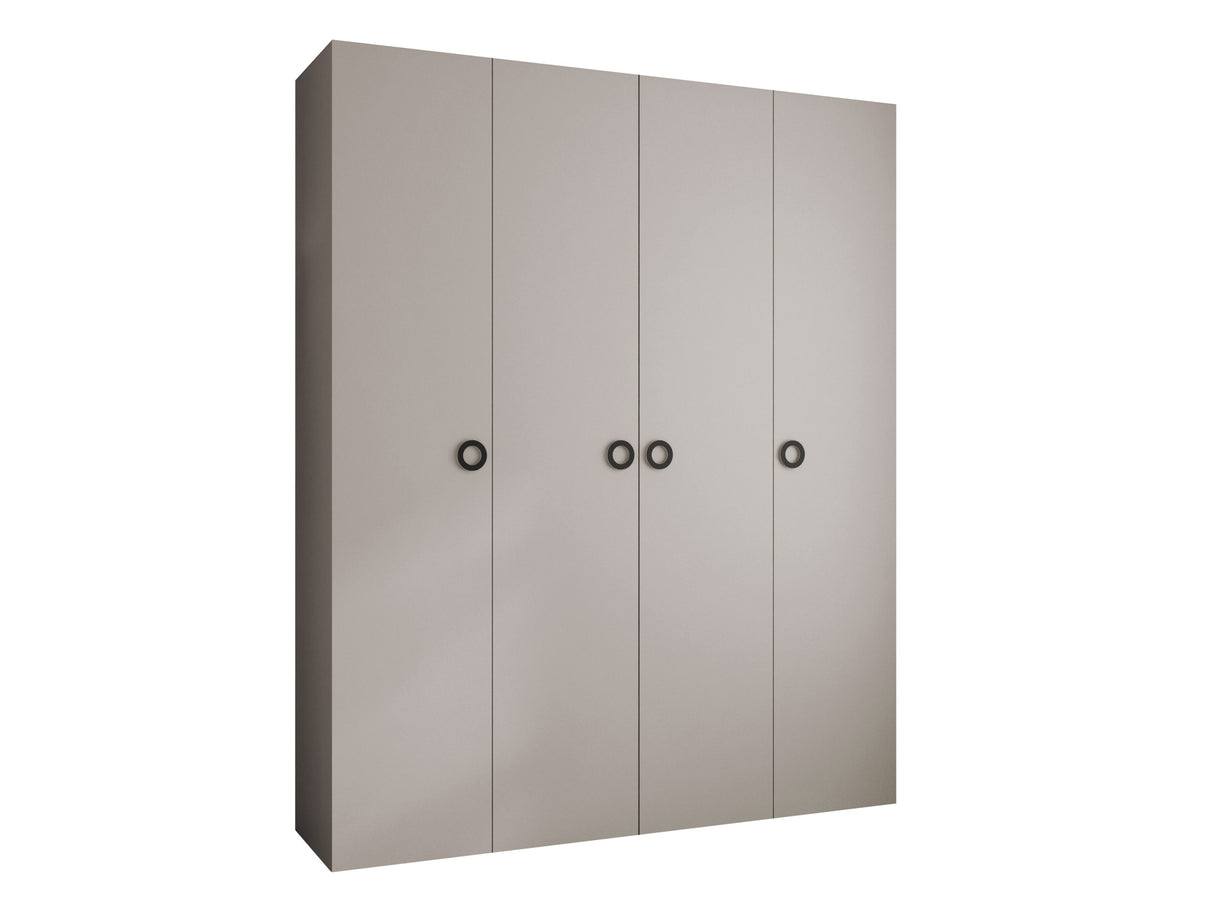 Gardróbszekrény Szafa COMO 1 170/180/190/200 (gł.42.52), Szín: Kasmír, Fogantyú színe: Fekete, Fiókok: Igen, Szélesség: 200 cm, Mélység: 52 cm