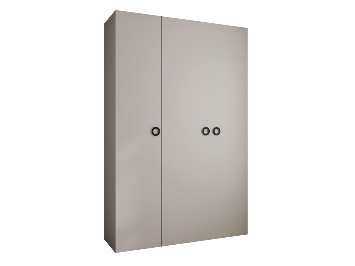 Gardróbszekrény Szafa COMO 1 120/130/140/150/160 (gł.42/52), Szín: Kasmír, Fogantyú színe: Fekete, Fiókok: Igen, Szélesség: 160 cm, Mélység: 52 cm