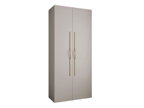 Gardróbszekrény Szafa COMO 2 100 (gł.40), Szín: Kasmír, Fogantyú színe: Aranysárga, Fiókok: Igen, Szélesség: 110 cm, Mélység: 42 cm