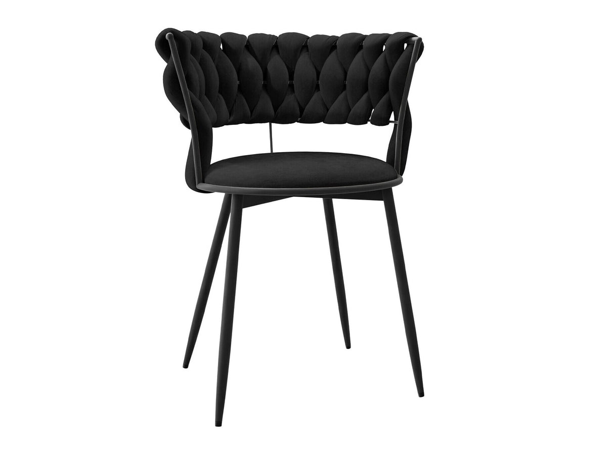 Szék készlet Krzesło MUZ/DC/1141/BK (2szt), Szín: Fekete 4214995