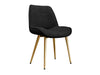 Szék készlet Krzesło MUZ/DC/1084/GL (2szt), Szín: Fekete 4214997