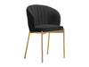 Szék készlet Krzesło MUZ/DC/1259/GL (2szt), Szín: Fekete 4215056
