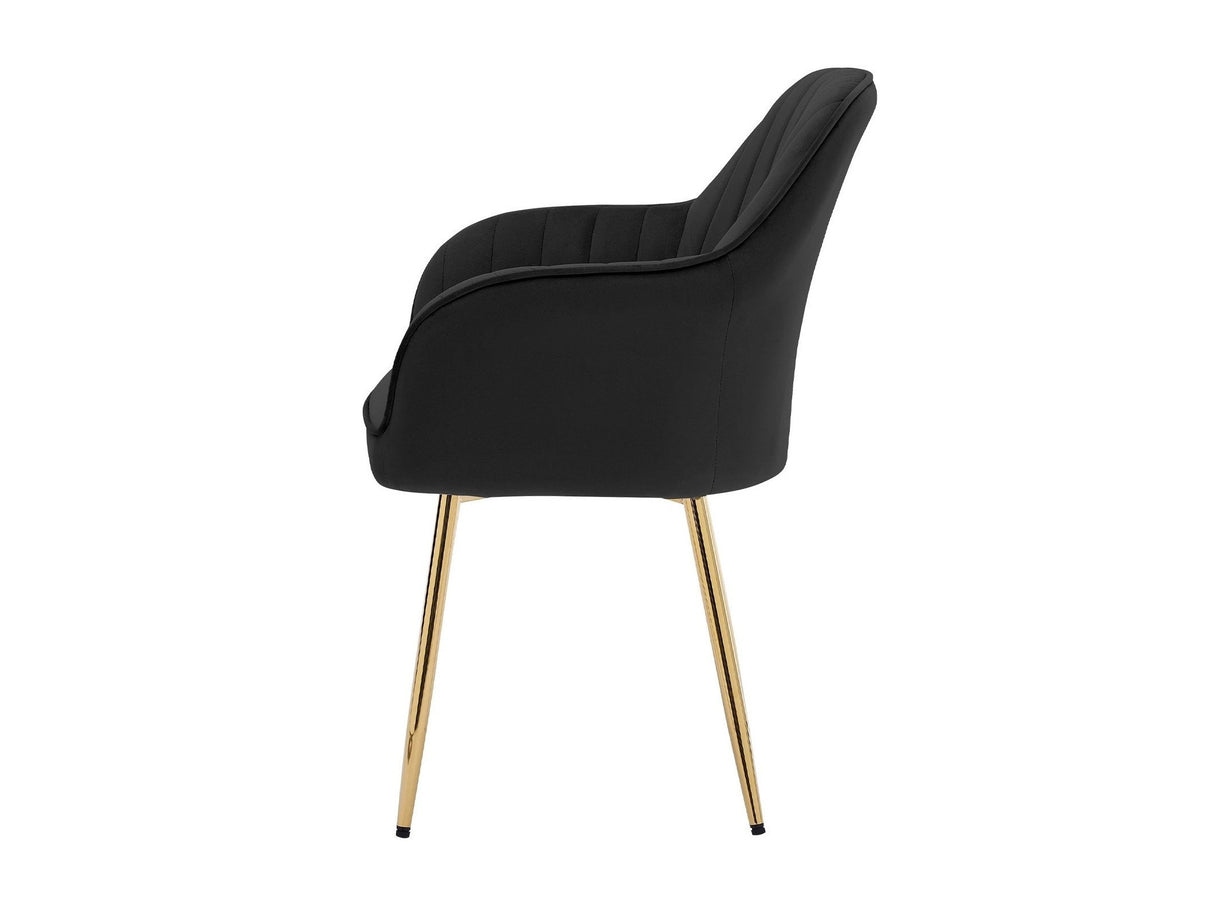 Szék készlet Krzesło MUZ/DC/1278/GL (2szt), Szín: Fekete 4215090